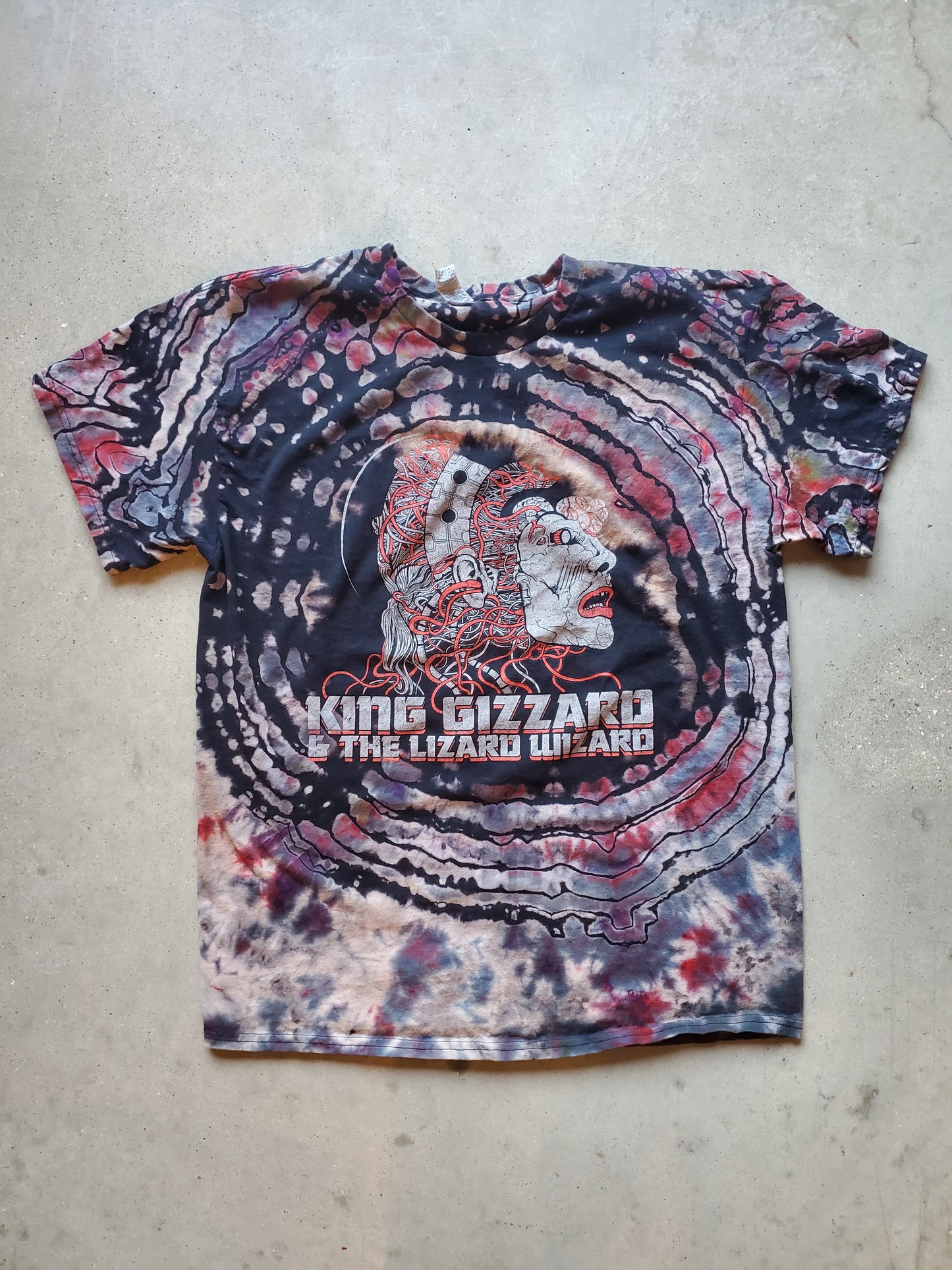 KGLW London '19 Poster Print Reverse Tie Dye Tshirt