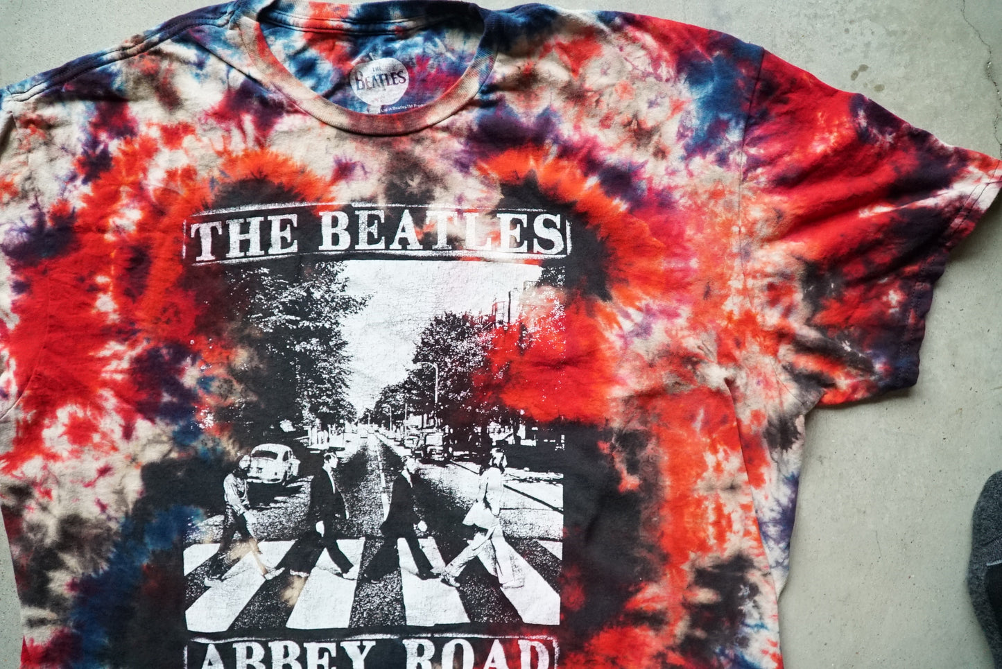 The Beatles Reverse Tie Dyed Tee