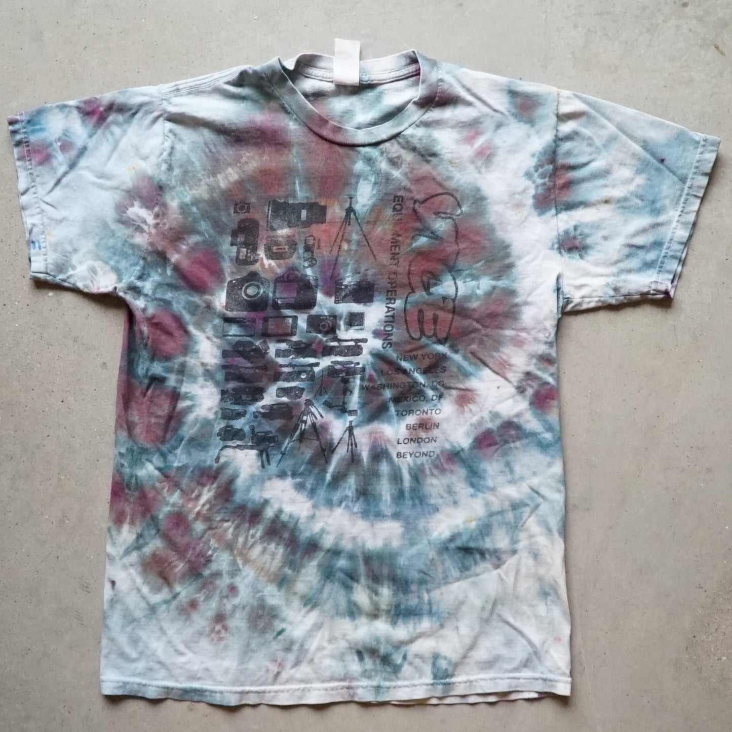 VICE Equipment Team Tie Dye Shirt