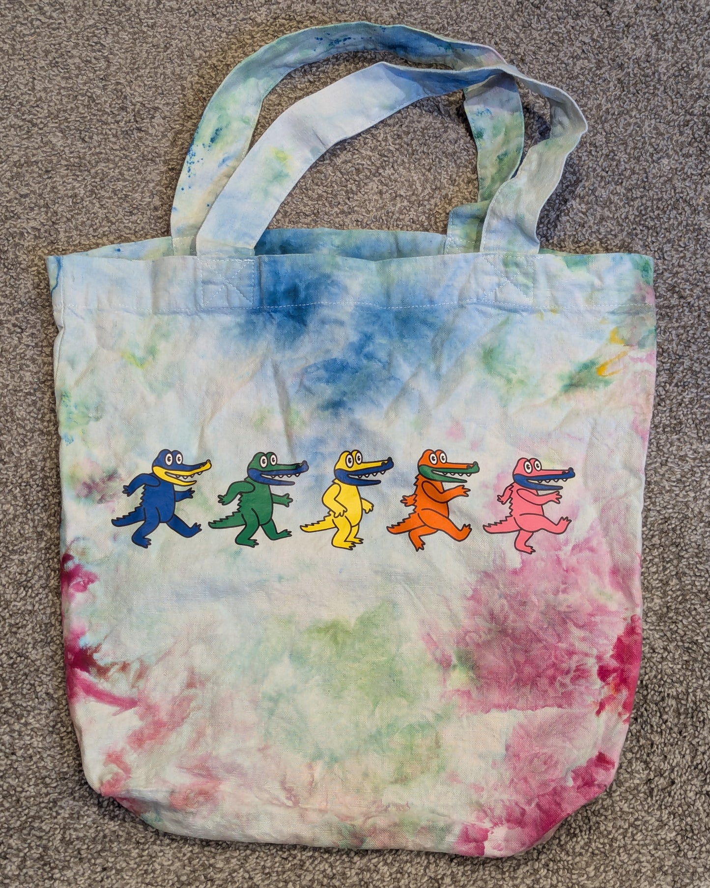 KGLW - Dancing Gators Hemp Tote Bag