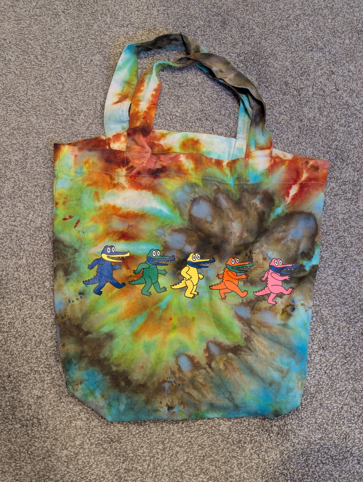 KGLW - Dancing Gators Hemp Tote Bag