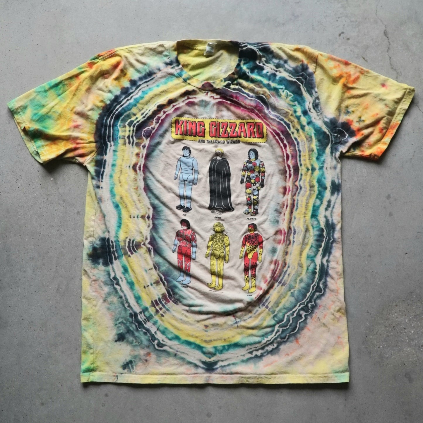 KGLW Ice Death Planet Lungs Mushrooms Lava Tie Dye Shirt