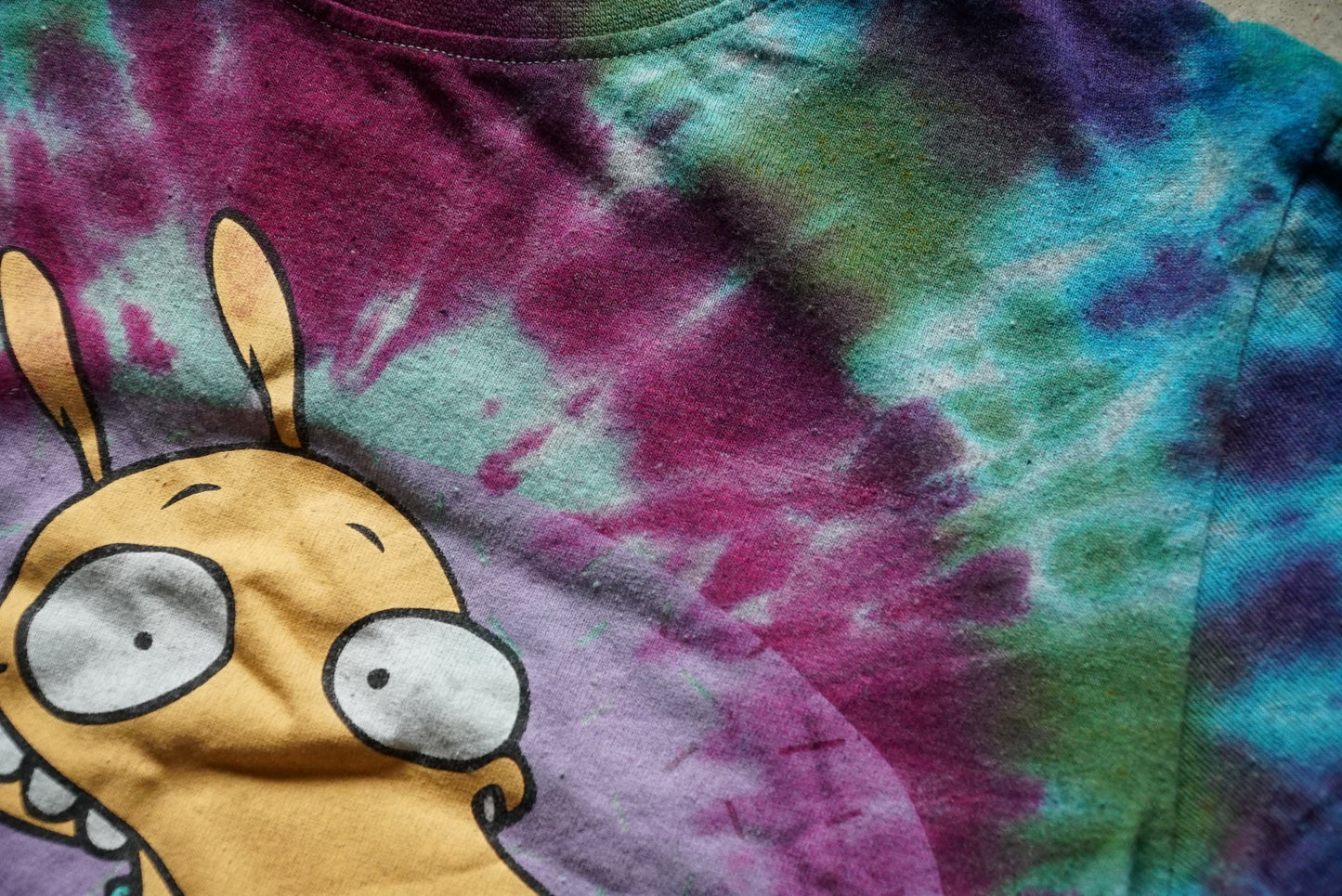 Rocko's Modern Life tie dye shirt