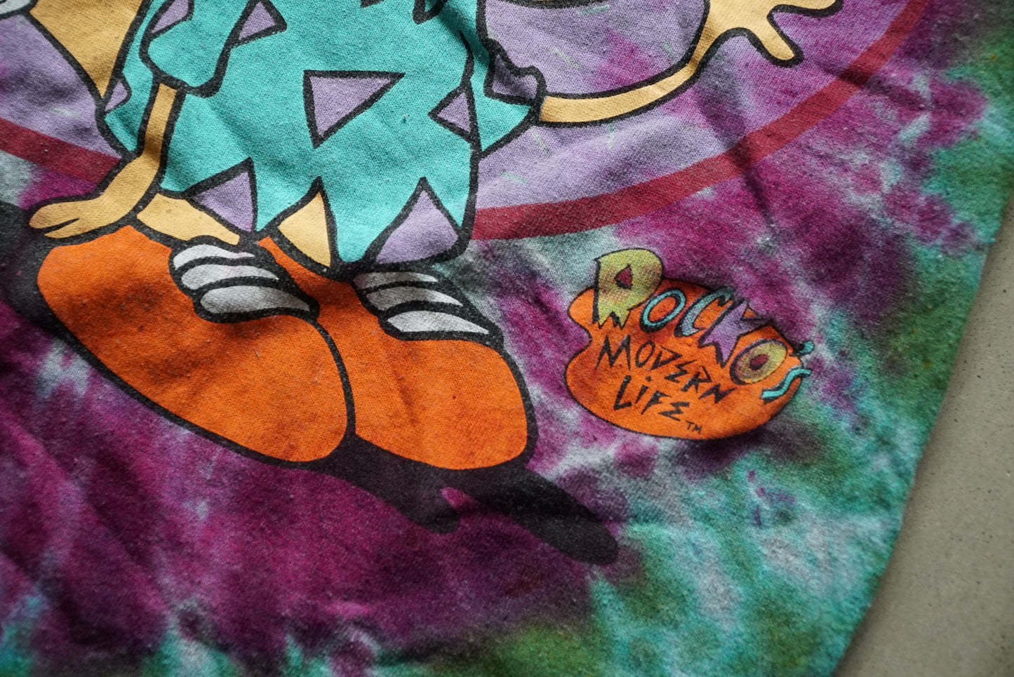 Rocko's Modern Life tie dye shirt