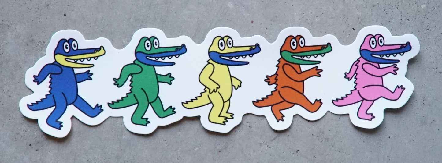 KGLW - Dancing Gators Bumper Sticker