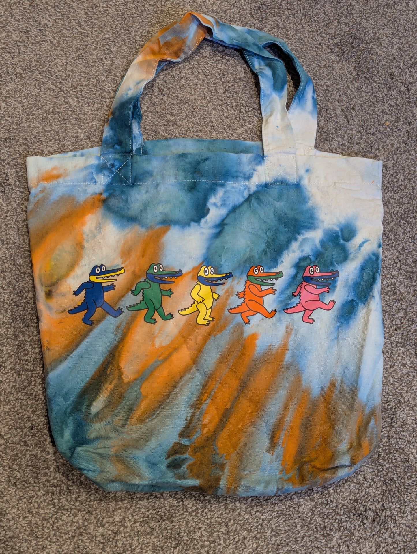 KGLW - Dancing Gators Hemp Tote Bag